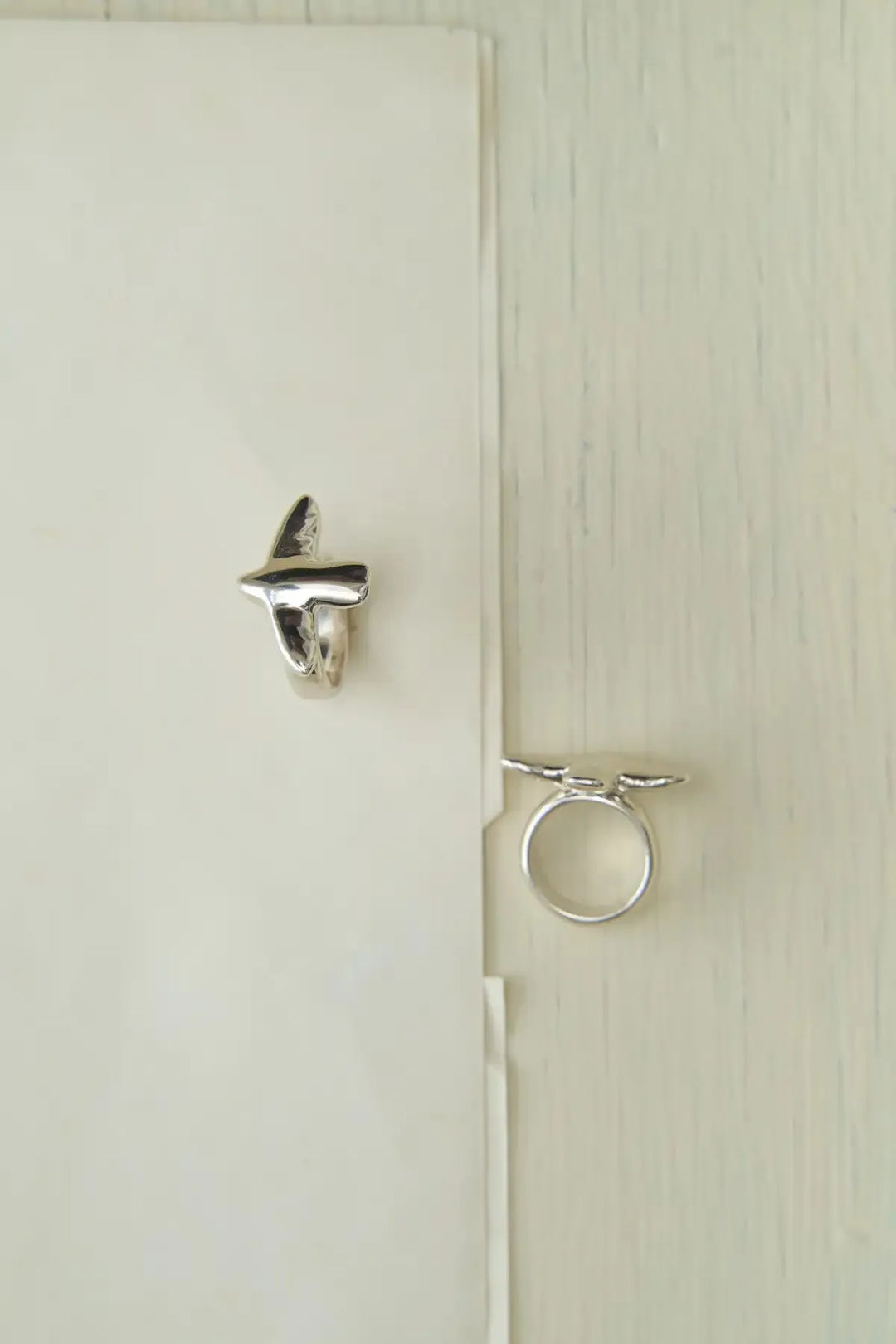 Каблучка ERA з пташкою срібна